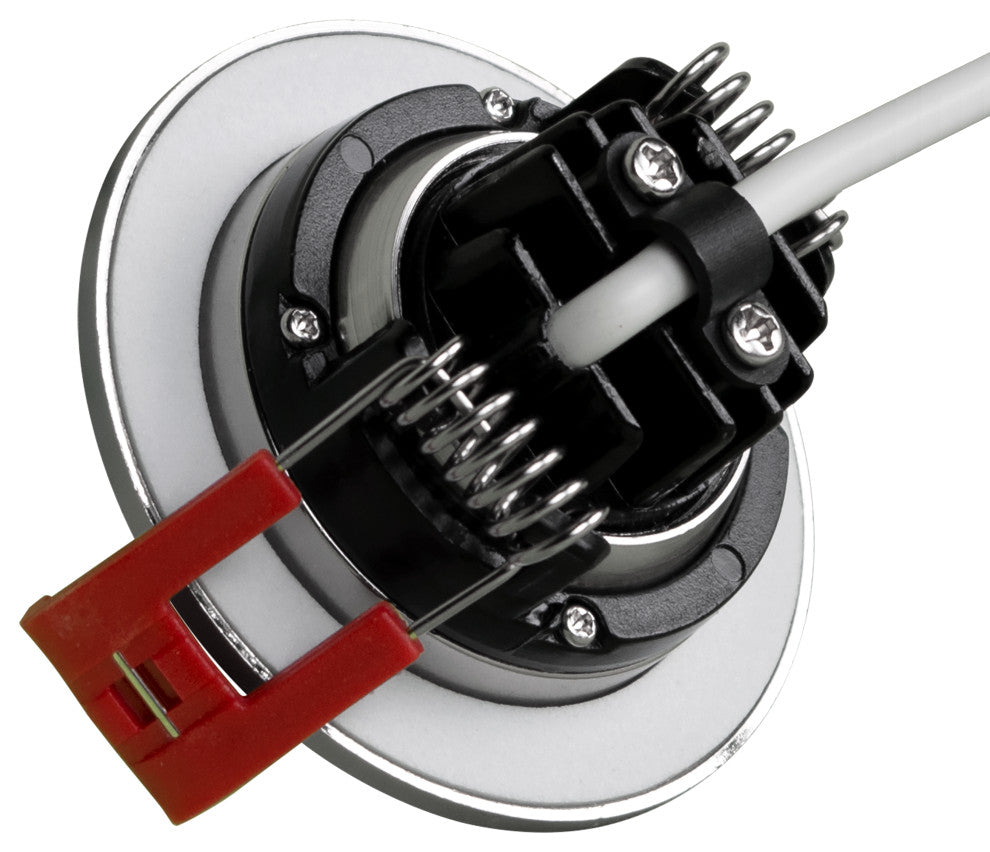 2" LED Gimbal Recessed Downlight, Nickel, 2700k