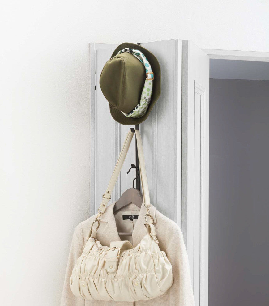 Smart Over-The-Door Rack, Black