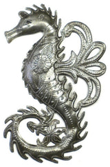 Seahorse Recycled Metal Wall Art
