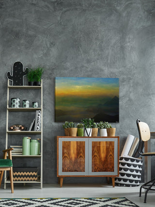 "Warm Landscape" Fine Art Canvas Print, 18"x12"