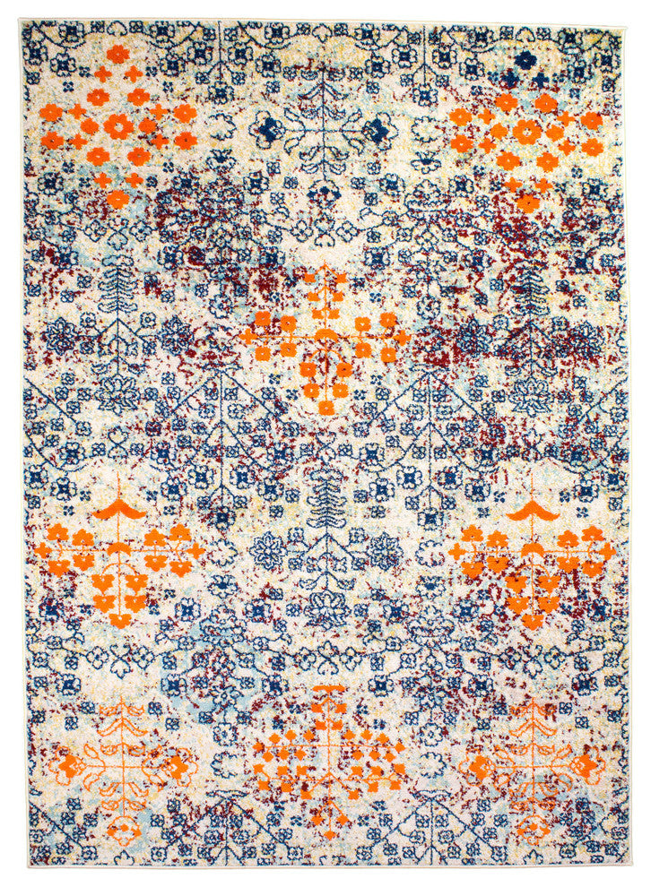 Eaudain Bohemian Abstract Rug - Multicolor - 8' X 10'