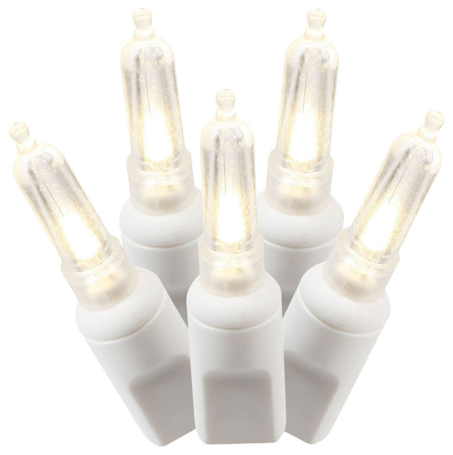 Vickerman X4W7101 100 Warm White Italian Led Single Mold Light Strand