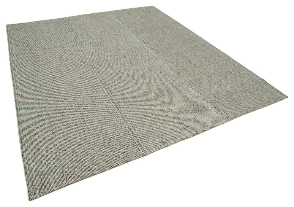 Rug N Carpet - Handmade Turkish 7' 10'' x 9' 4'' Flatweave Wool Kilim Rug