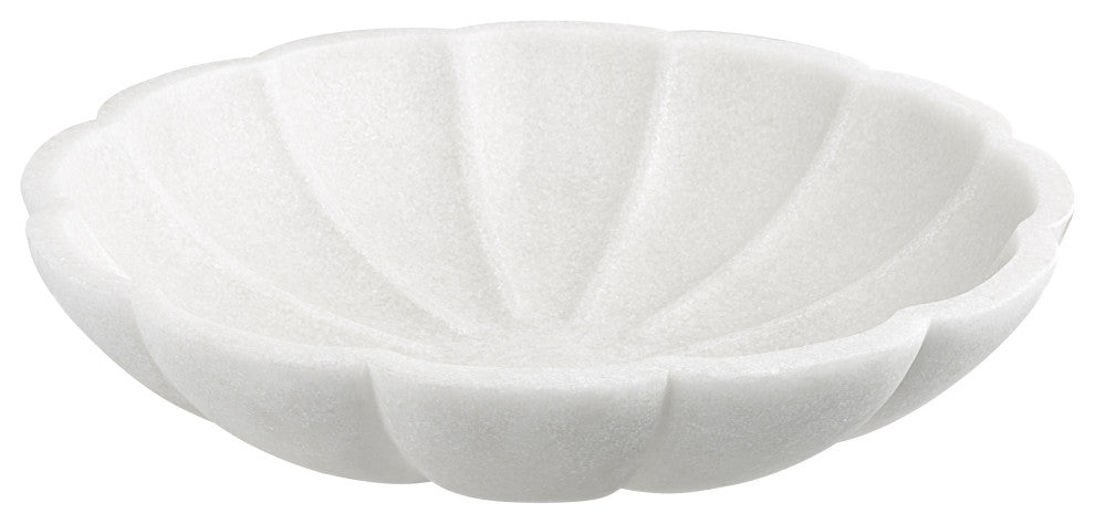 Uttermost 18034 Petal Ivory Ricestone Bowl
