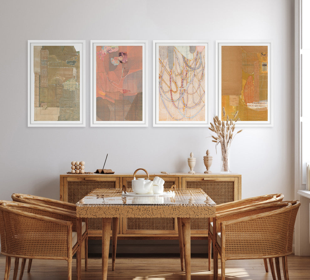Volumes Fine Art Print, White, 42"x30"