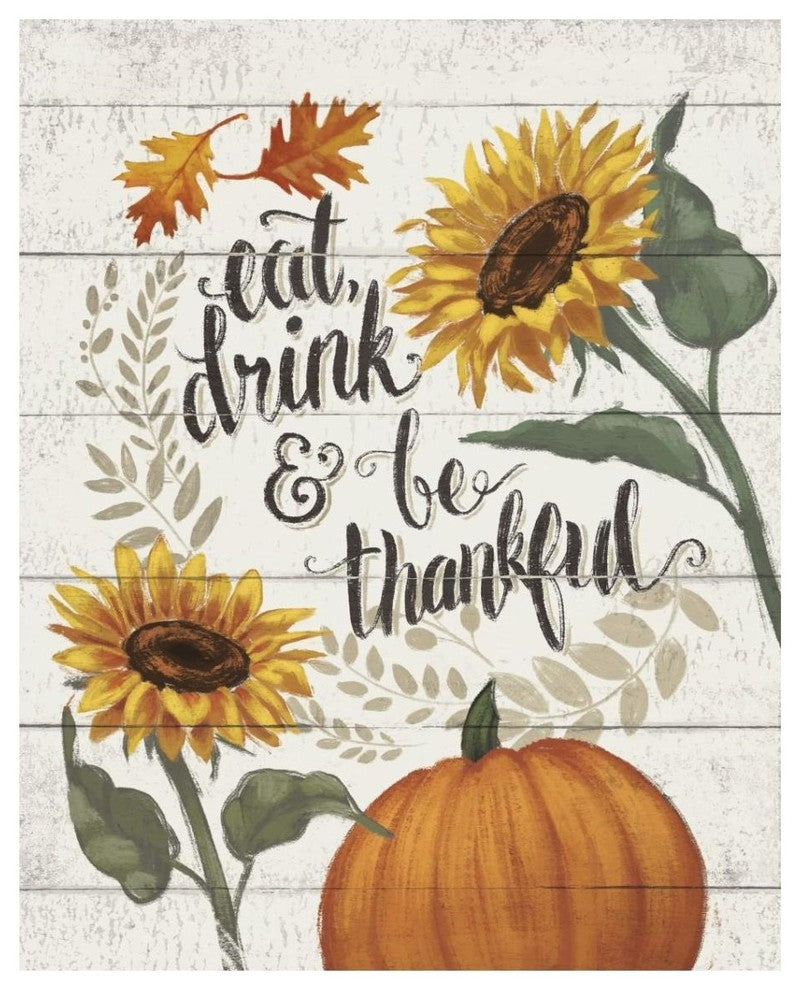 "Harvest Delight II on White" Digital Paper Print by Janelle Penner, 30"x37"