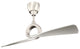 Kichler 300168NI 54"Ceiling Fan, Brushed Nickel Finish