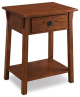 Bowery Hill 1 Drawer Nightstand in Russet