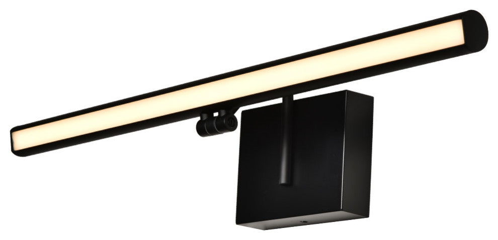 Procyon 24" ETL Certified Integrated LED Bathroom Lighting Fixture, Black