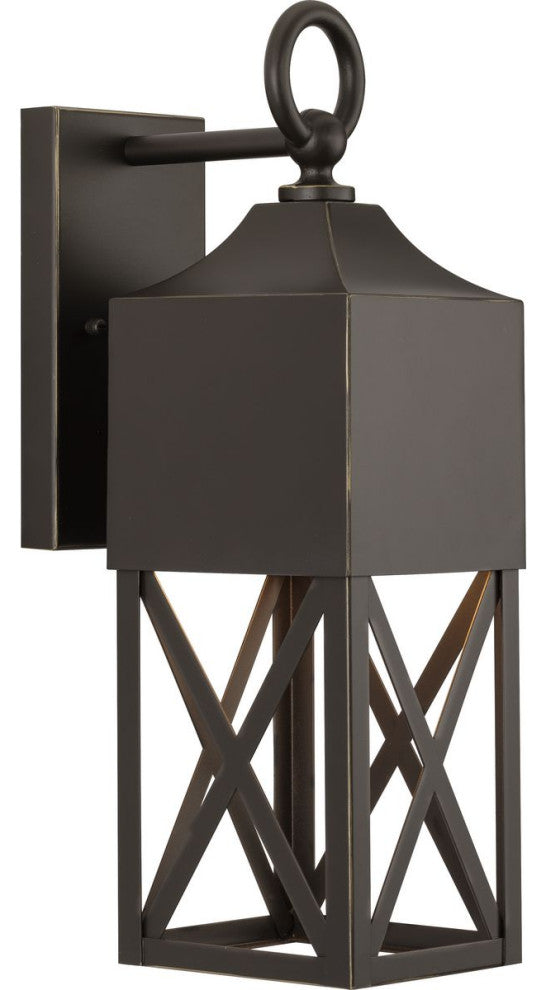 Birkdale Collection 23-1/2, 1-Light Black Dark Sky Outdoor Large Wall Lantern
