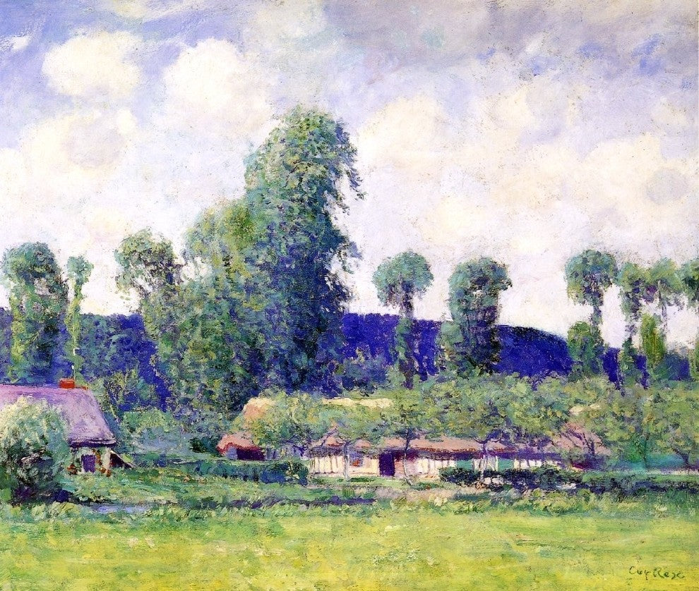 Guy Orlando Rose French Farm, 20"x25" Wall Decal