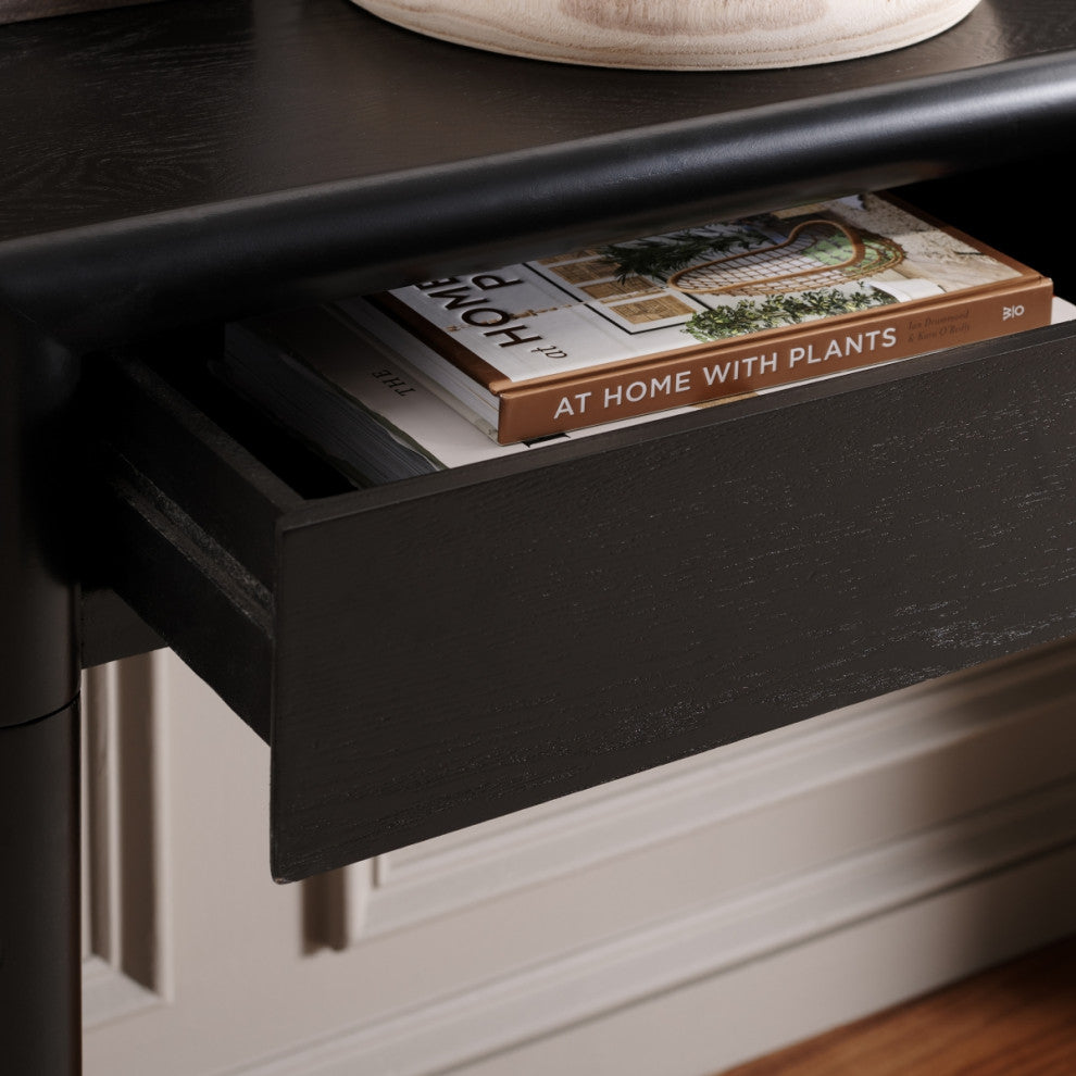 Safavieh Rune Console Table With Drawers, Black
