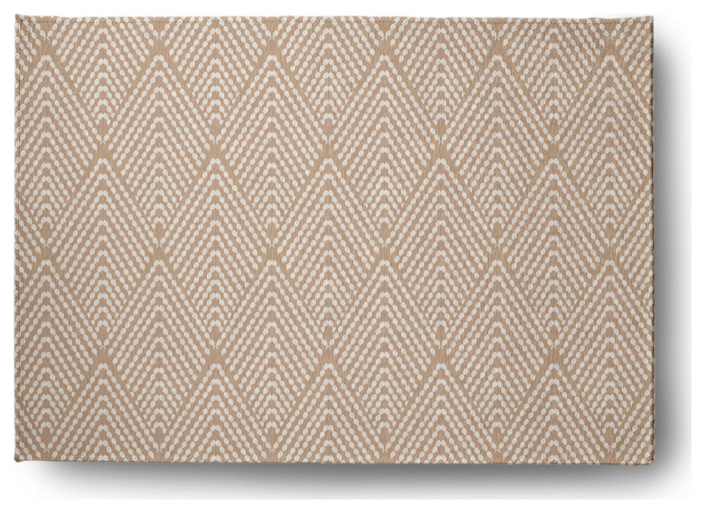 Lifeflor Diamond Spring Chenille Rug, Basswood Brown, 5'x7'