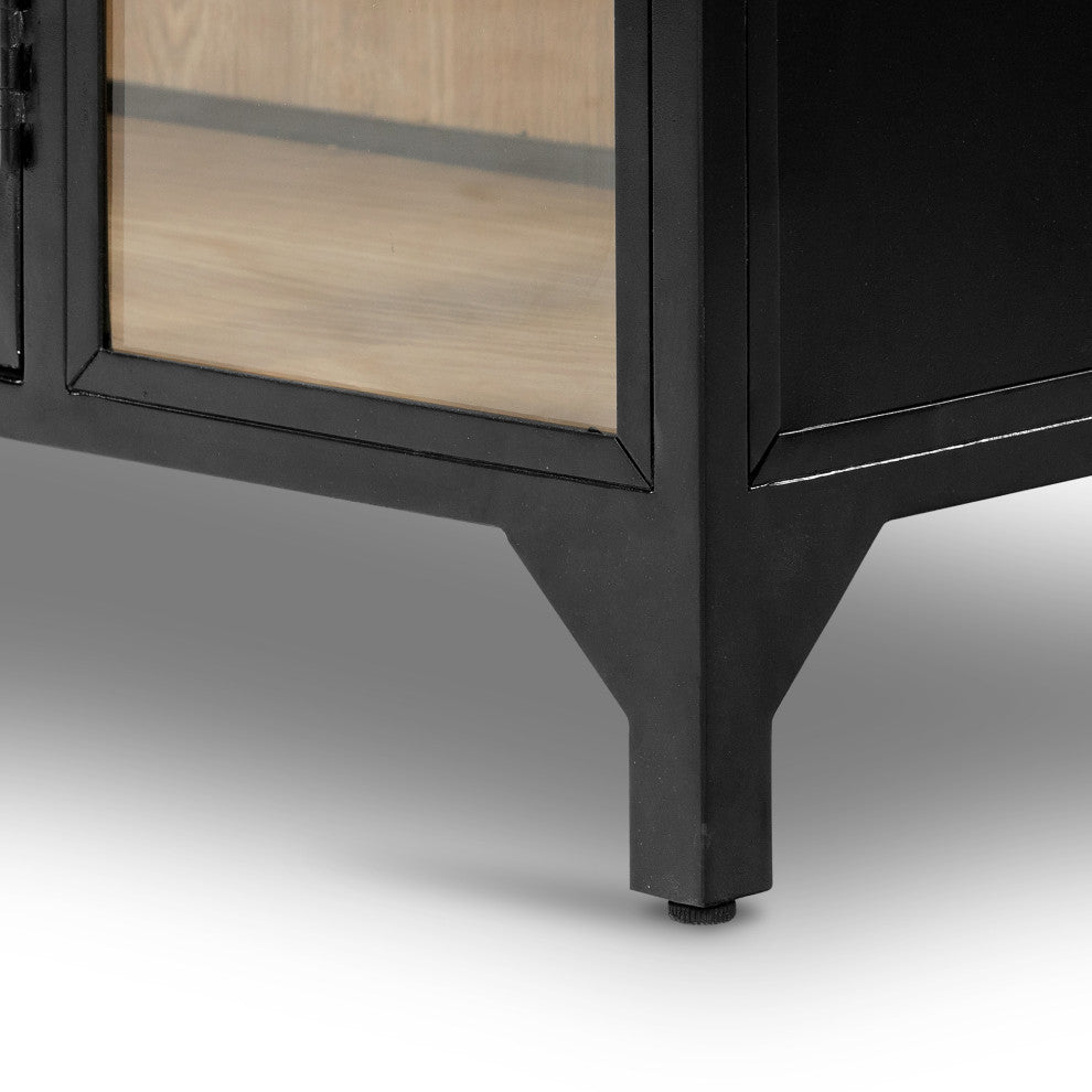 Belmont Cabinet Oak-Black