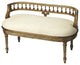 Butler Mansfield Guilded Cream Bench