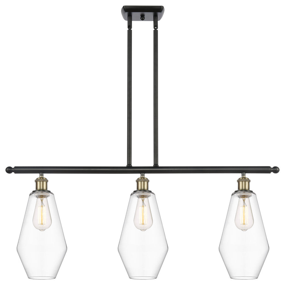Innovations 516-3I-BAB-G652-7 3-Light Island Light, Black Antique Brass