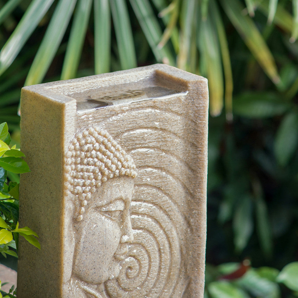 Gewnee Indoor Buddha Water Fountain