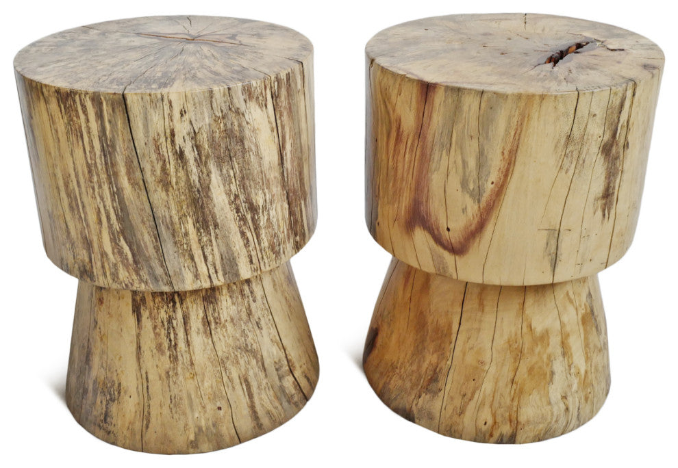 Kokah Multi Wood Block Stool