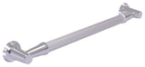 24" Reeded Grab Bar, Satin Chrome