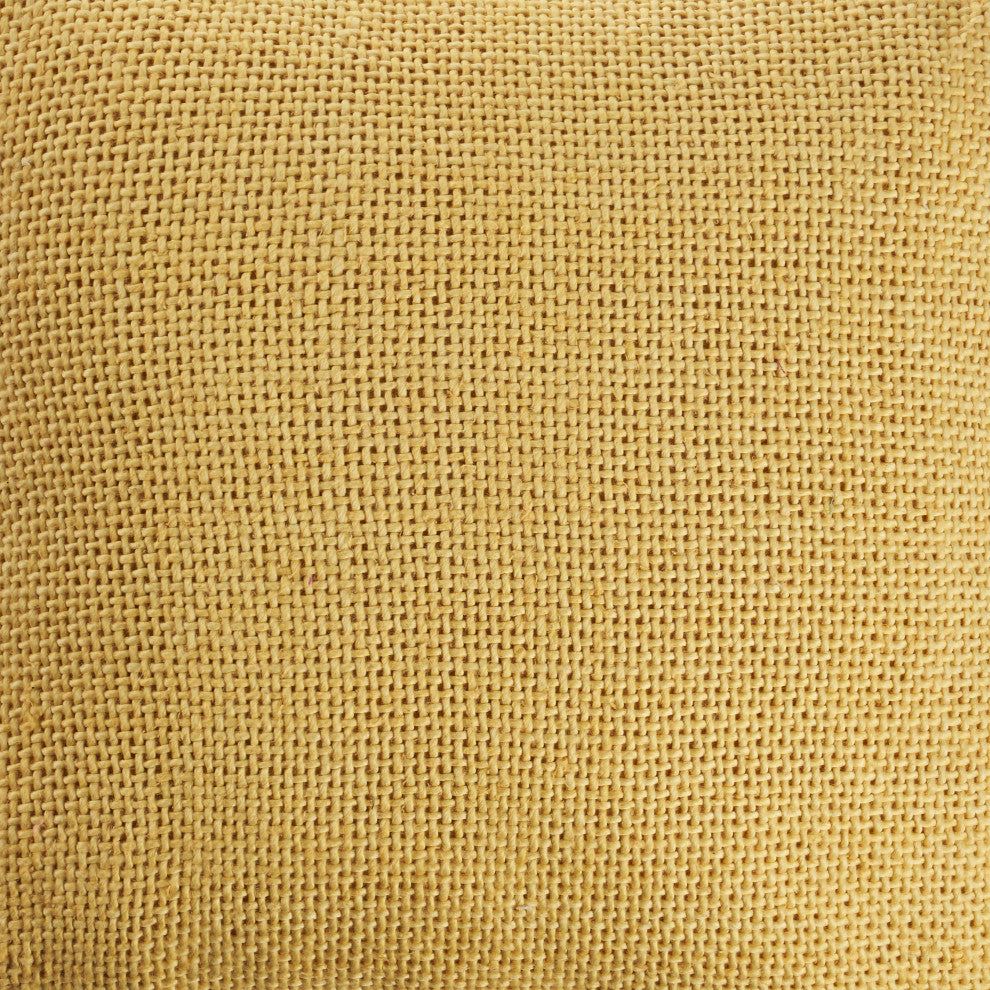 Textured Solid Throw Pillow, Gold