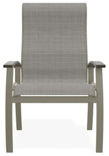 Belle Isle Sling Outdoor Dining Chair, Deacon/Storm