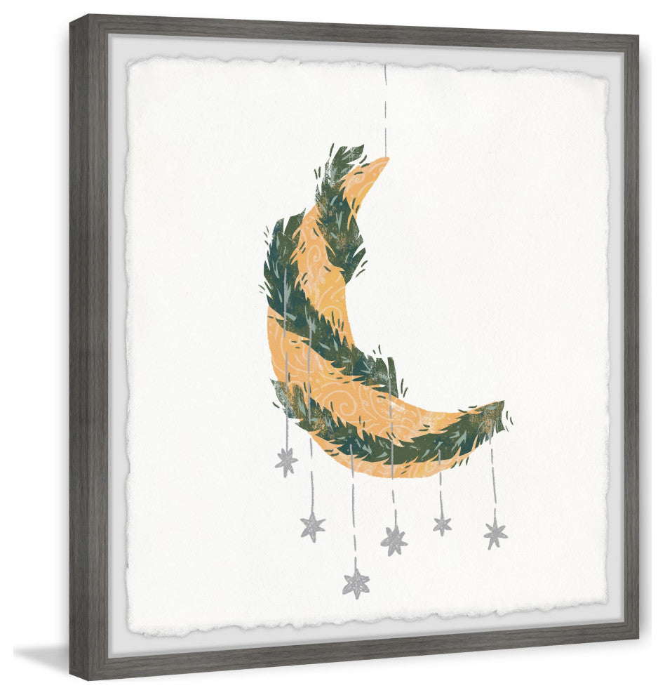 "Hanging Stars" Framed Painting Print, 32x32