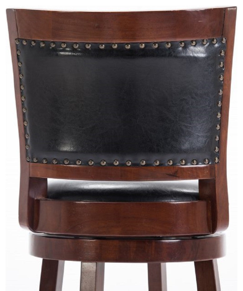 Bristol 24" Counter Height Swivel Stool, Cherry