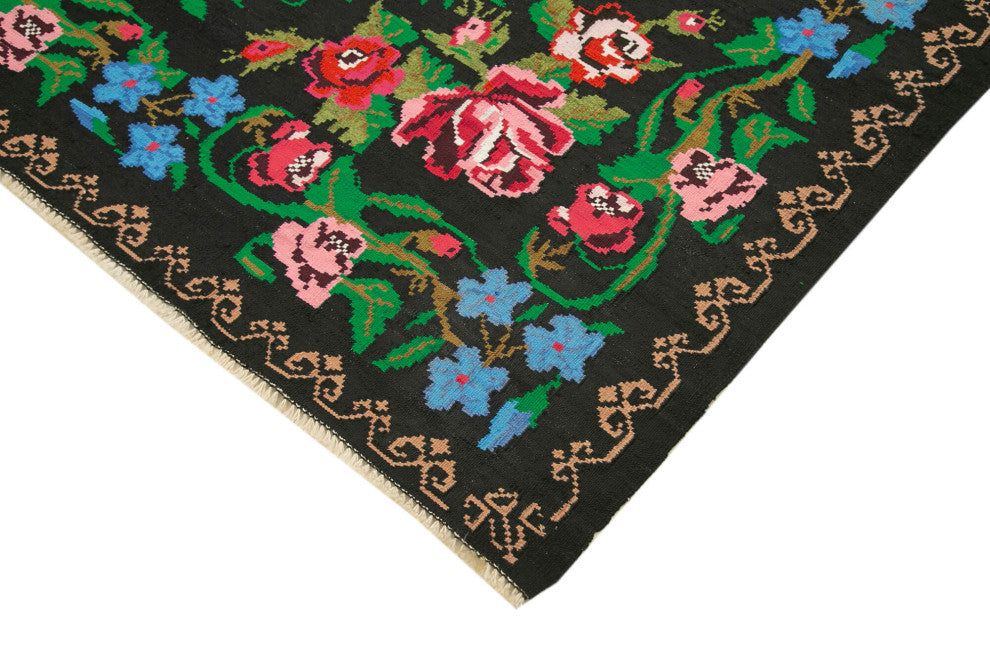 Rug N Carpet - Handmade Bessarabian 7' 7'' x 10' 4'' Unique Flatweave Kilim Rug