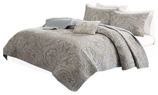 Madison Park Printed Coverlet Set, King/California King
