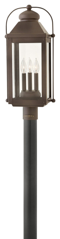 Hinkley Lighting 1851 Anchorage 120v 3 Light 24.25" Tall Heritage - Light Oiled