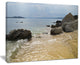 "Beautiful Sea View of Rocky Coast" Seashore Wall Art, 20"x12"
