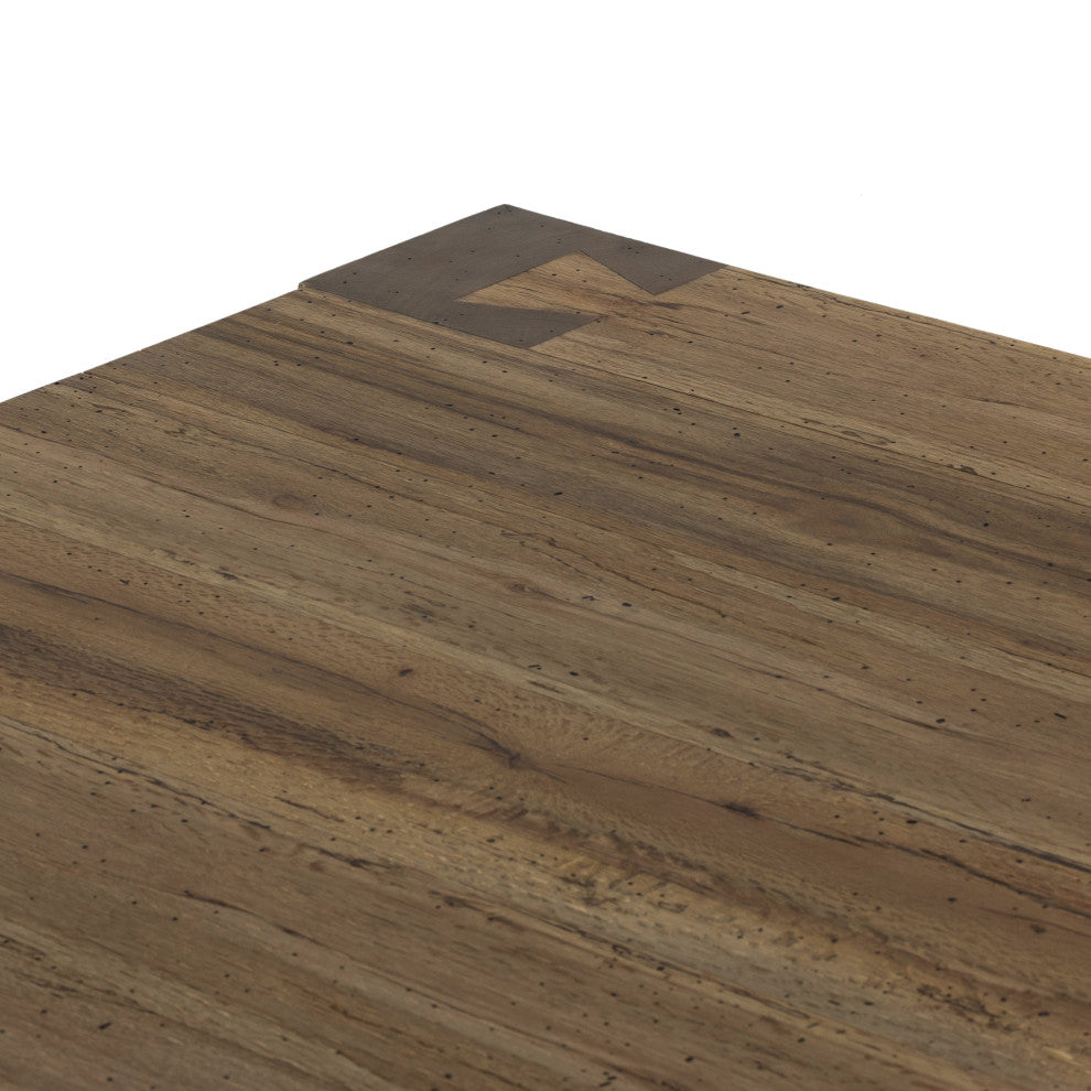 Abaso Coffee Table-Rustic Wormwood Oak