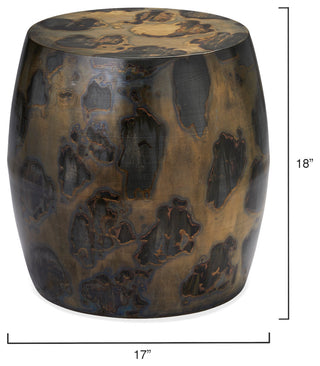 Realm Side Table, Acid Washed Metal
