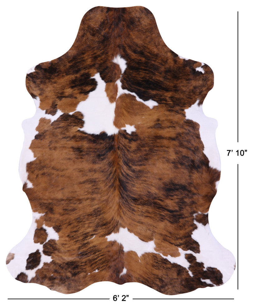 Natural Cowhide Rug 7' 10" X 6' 2" C1765