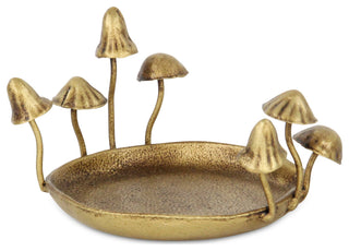 Qinrie Cast Iron Catchall Mushroom Tray