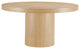 Modway Gratify 59" Round MDF Wood Dining Table in Oak Finish