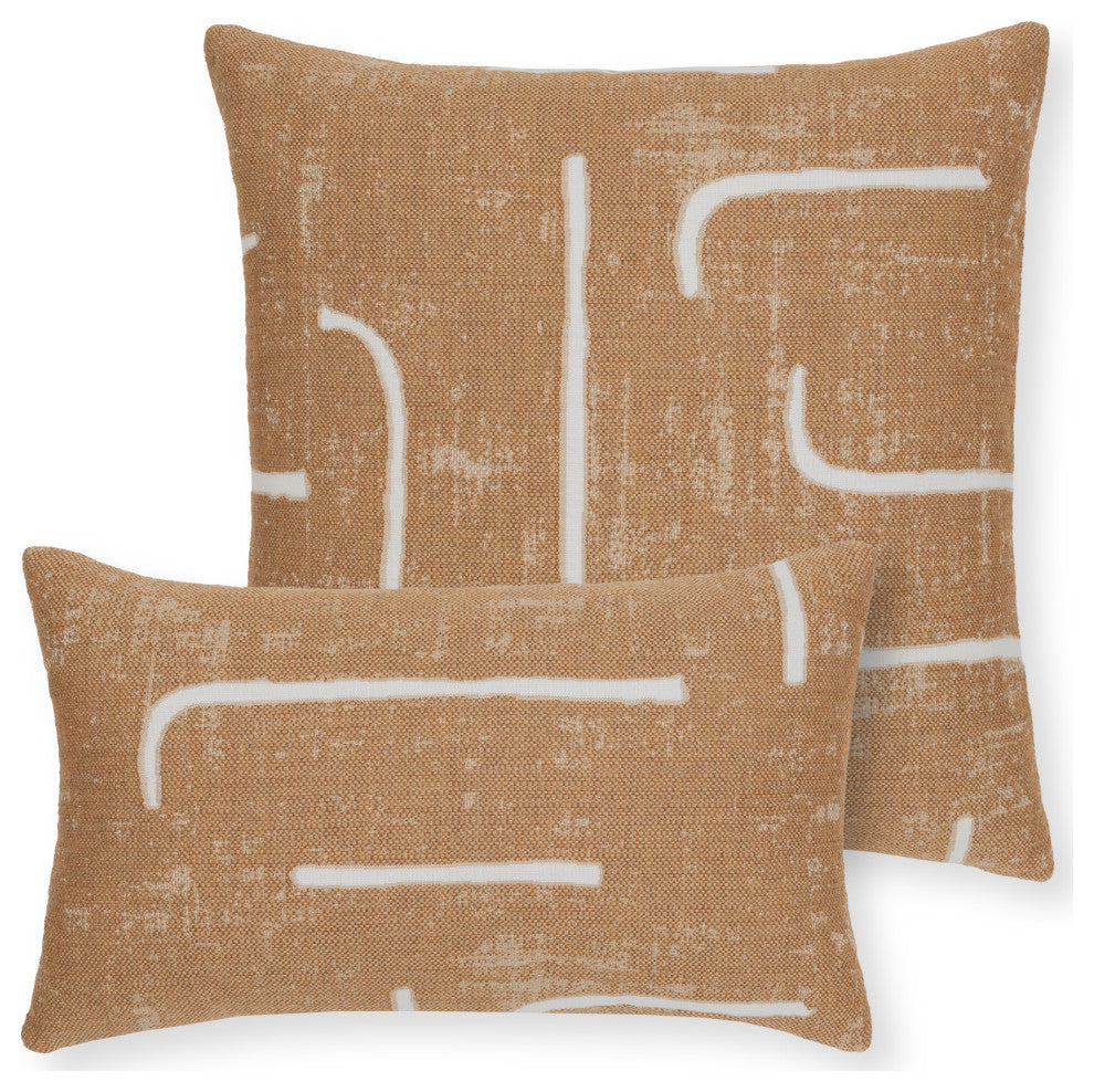 Instinct Caramel Indoor/Outdoor Performance Pillow, 12"x20"
