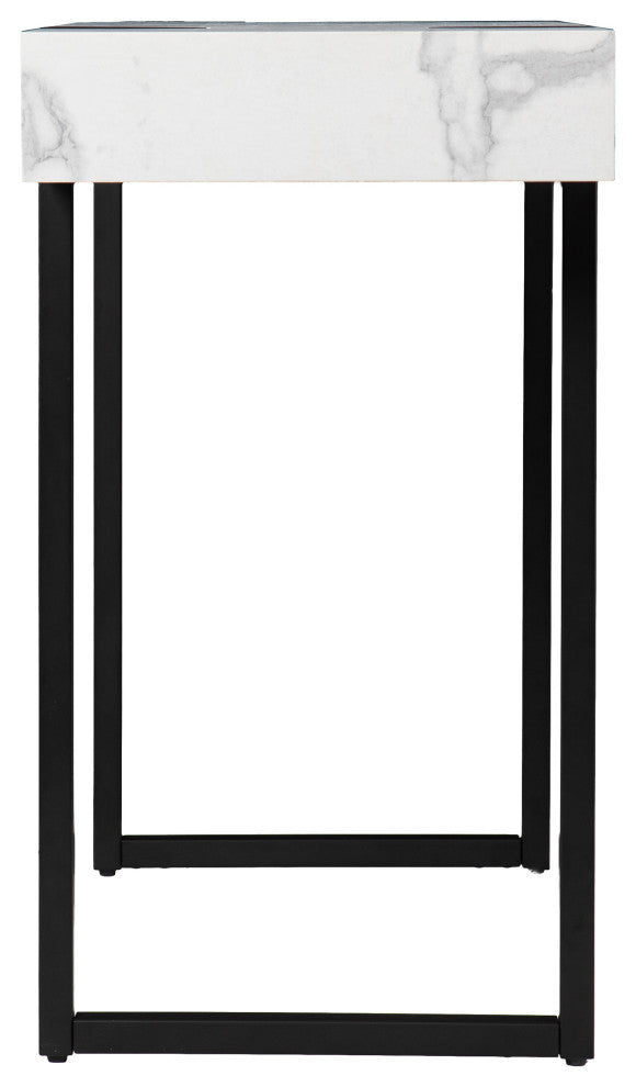 Bianca Modern Faux Marble Console Table