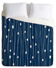 Deny Designs Heather Dutton Navy Entangled Duvet Cover - Lightweight