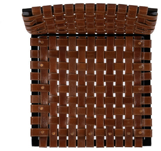 Butler Urban Brown Woven Leather Bar Stool
