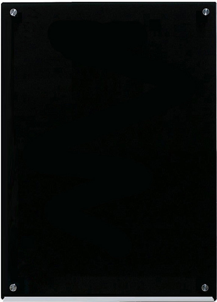 Magnetic Black Glass Dry-Erase Board Set Audio-Visual Direct, 23 5/8"x35 1/2"