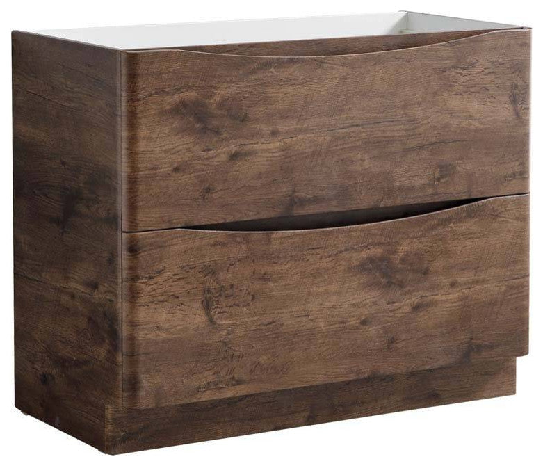 Fresca FCB9140RW Tuscany 40" Rosewood Free Standing Modern Bathroom Cabinet