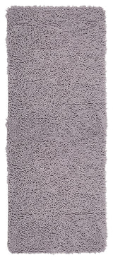Shag Memory Foam Bath Mat, 2' x 5', Grey