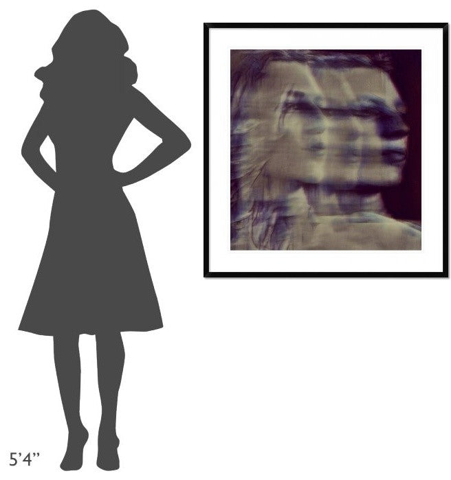 "A Quiet Darkness (shadows)" Framed Digital Print by Dalibor Davidovic, 36x38"