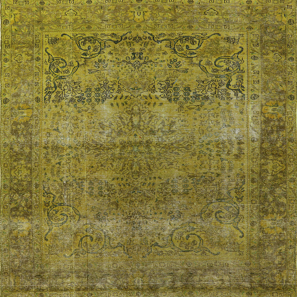 Ahgly Company Indoor Square Mid-Century Modern Area Rugs, 3' Square