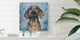 "Attentive Dog" Painting Print on Wrapped Canvas, 40"x40"