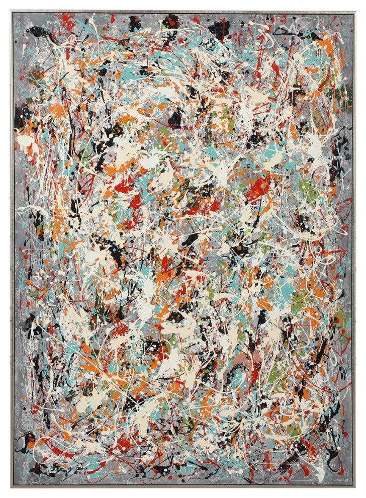 Uttermost Organized Chaos Hand Painted Canvas 34379