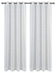 54"x63" Chamon, Set of 2, Sheer Curtain Panels, Grommets, Turquoise