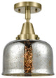 Innovations Lighting 447-1C-AB-G78-LED Large Bell 1 Light 8" Flush Mount