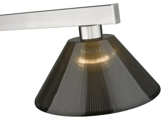 Z-Lite 152-ARS Cobalt 3 Light 50"W Linear Pendant - Matte Black